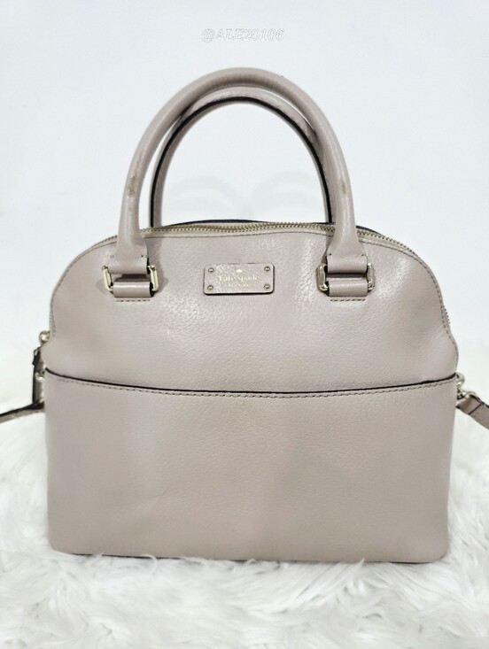 kate spade Handbags - Kate Spade Nude Beige Blush Leather Satchel Crossbody Bag